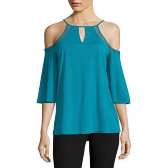 Worthington Tops - Cold Shoulder Blouse